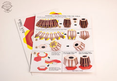 Mini Tabla Indian Musical Instrument DIY Paper Craft Kit