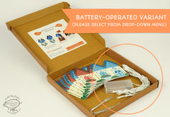 Paper Mini Happy Home Fairy Lights & Dragonflies Wall Decor Combo