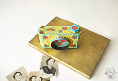 Colourful Yellow Camera Photo Frame DIY Paper Craft Kit