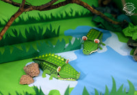 Mini Crocodile DIY Animal Paper Craft Kit