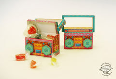 Colourful Mini Boombox DIY Paper Craft Kit