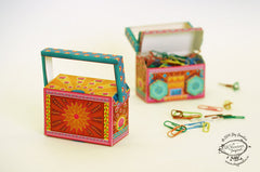 Colourful Mini Boombox DIY Paper Craft Kit