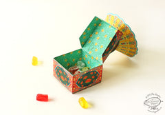 Colourful Mini Gramophone Box DIY Paper Craft Kit