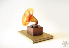 Realistic Mini Gramophone Box DIY Paper Craft Kit