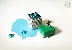 Paint Boxes: Set of 2 - DIY Paper Craft Kit