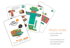 Green ‘Goodies Carrier’ Truck container DIY Paper Craft Kit