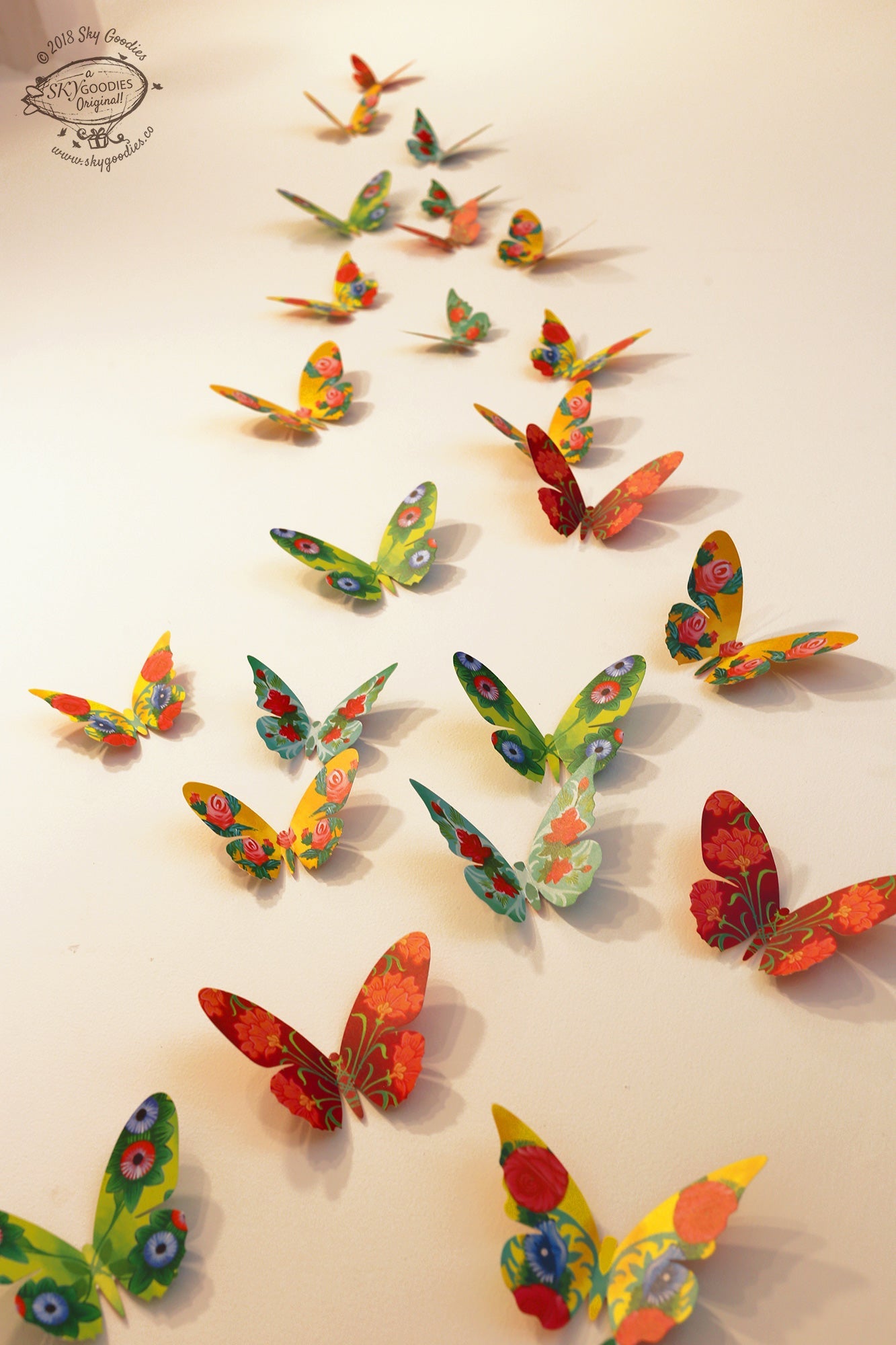 Ganpati Decor Combo Saver 6 - DIY Ganpati + 24 Colourful Butterflies + 2 Banana Trees
