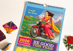 'Be Good This Year' Wall Calendar & Planner 2026
