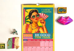 'Be Good This Year' Wall Calendar & Planner 2026