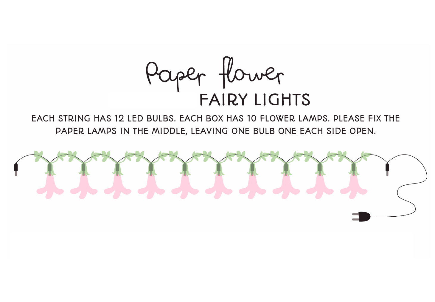 Ganpati Decor Combo Saver 1 - DIY Ganpati + 2 Flower Fairy Lights