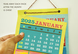 FRIENDS GIFT Combo: Set of 4 x 'Be Good This Year' Wall Calendars for 2025