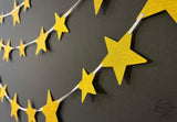 Golden Stars Paper Bunting