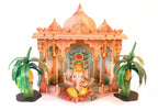 Mini Ganesha Mandir Setup - Super Saver Combo with FREE Incense Sticks Pack