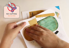 Turquoise Mini Grand Piano Calendar 2026 & 2027 - DIY Paper Craft Kit