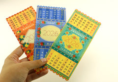 Mini Sewing Machine Desk Calendar 2026 DIY Paper Craft Kit