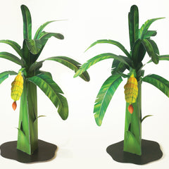 Banana Trees - Set of 2- DIY Paper Craft Kit for Pooja Decor
