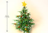 Paper Christmas Tree with Fairy Lights: DIY Paper Craft Kit