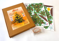 Paper Christmas Tree with Fairy Lights: DIY Paper Craft Kit