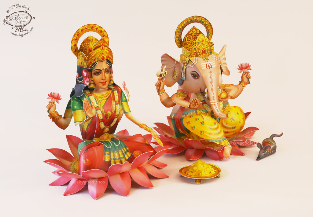Combo Saver: Ganesh and Lakshmi DIY Paper Craft Kits
