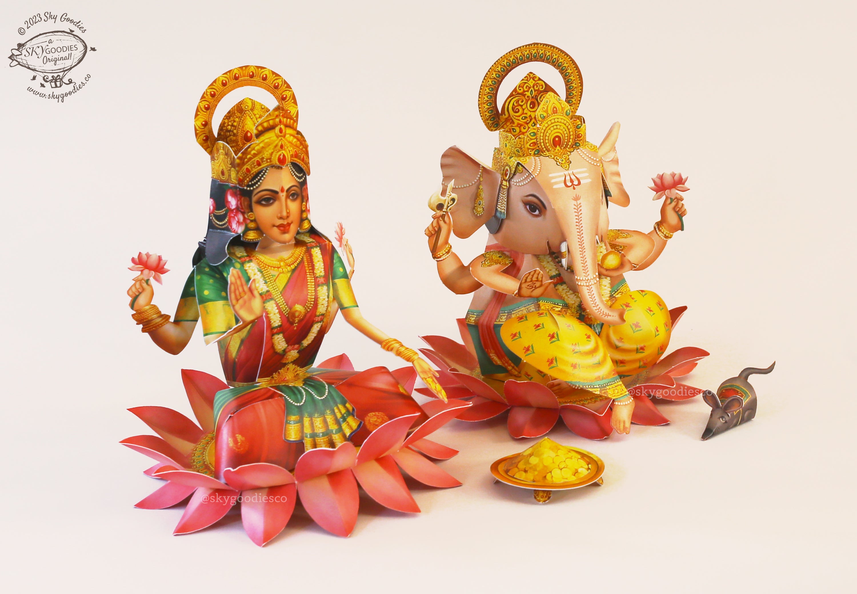 Combo Saver: Ganesh and Lakshmi DIY Paper Craft Kits