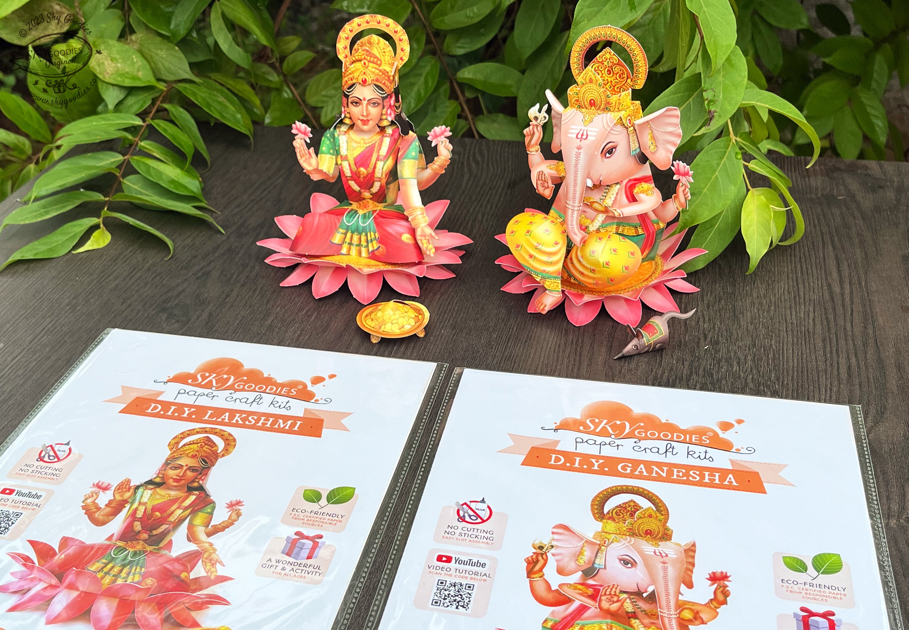 Combo Saver: Ganesh and Lakshmi DIY Paper Craft Kits
