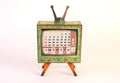 Mini TV Desk Calendar 2026 DIY Paper Craft Kit