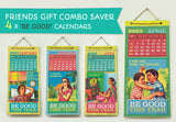 FRIENDS GIFT Combo: Set of 4 x 'Be Good This Year' Wall Calendars for 2025