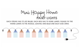 Paper Mini Happy Home Fairy Lights