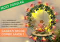 Ganpati Decor Combo Saver 1 - DIY Ganpati + 2 Flower Fairy Lights