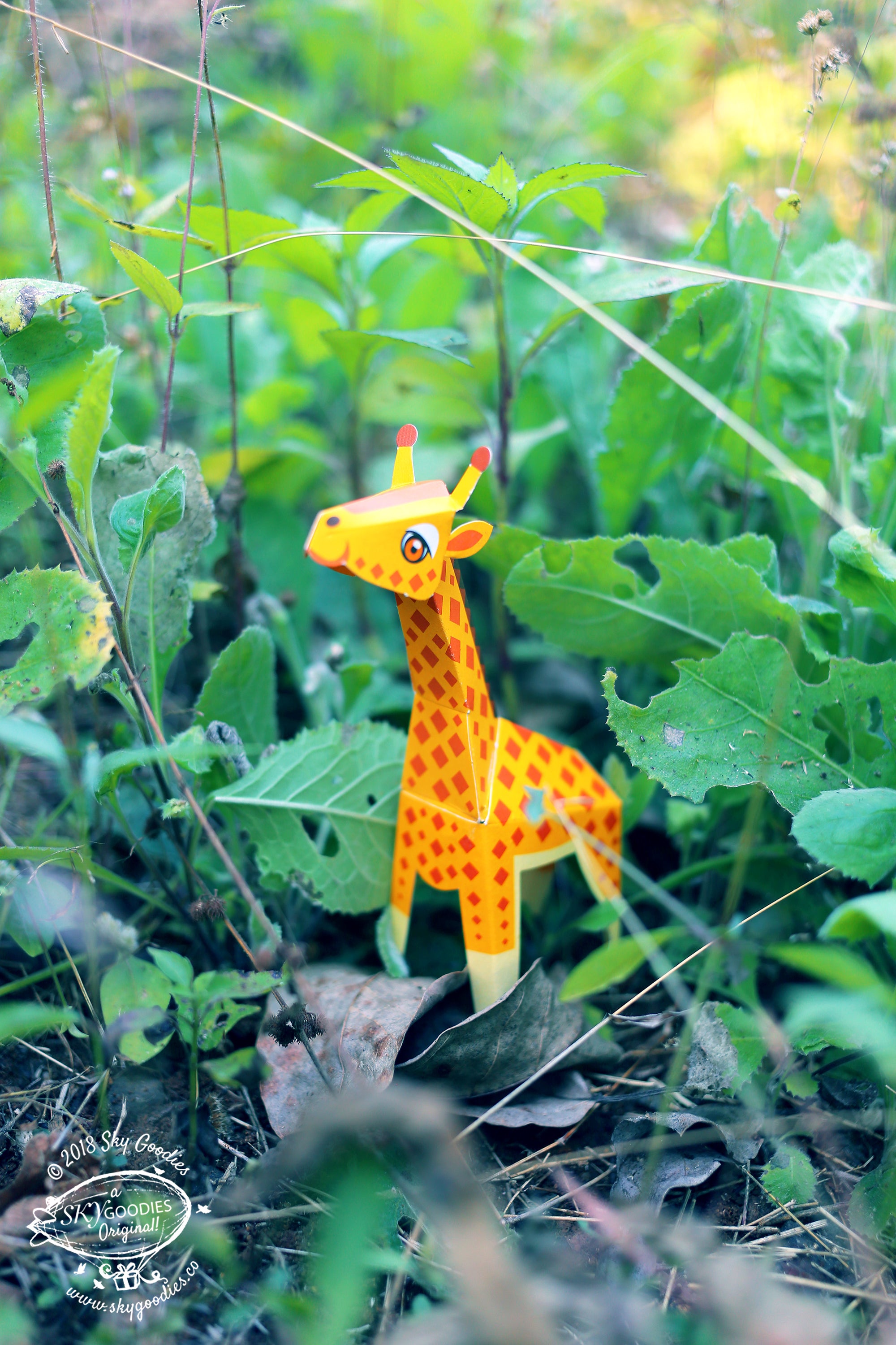 Mini Giraffe DIY Animal Paper Craft Kit