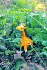 Mini Giraffe DIY Animal Paper Craft Kit