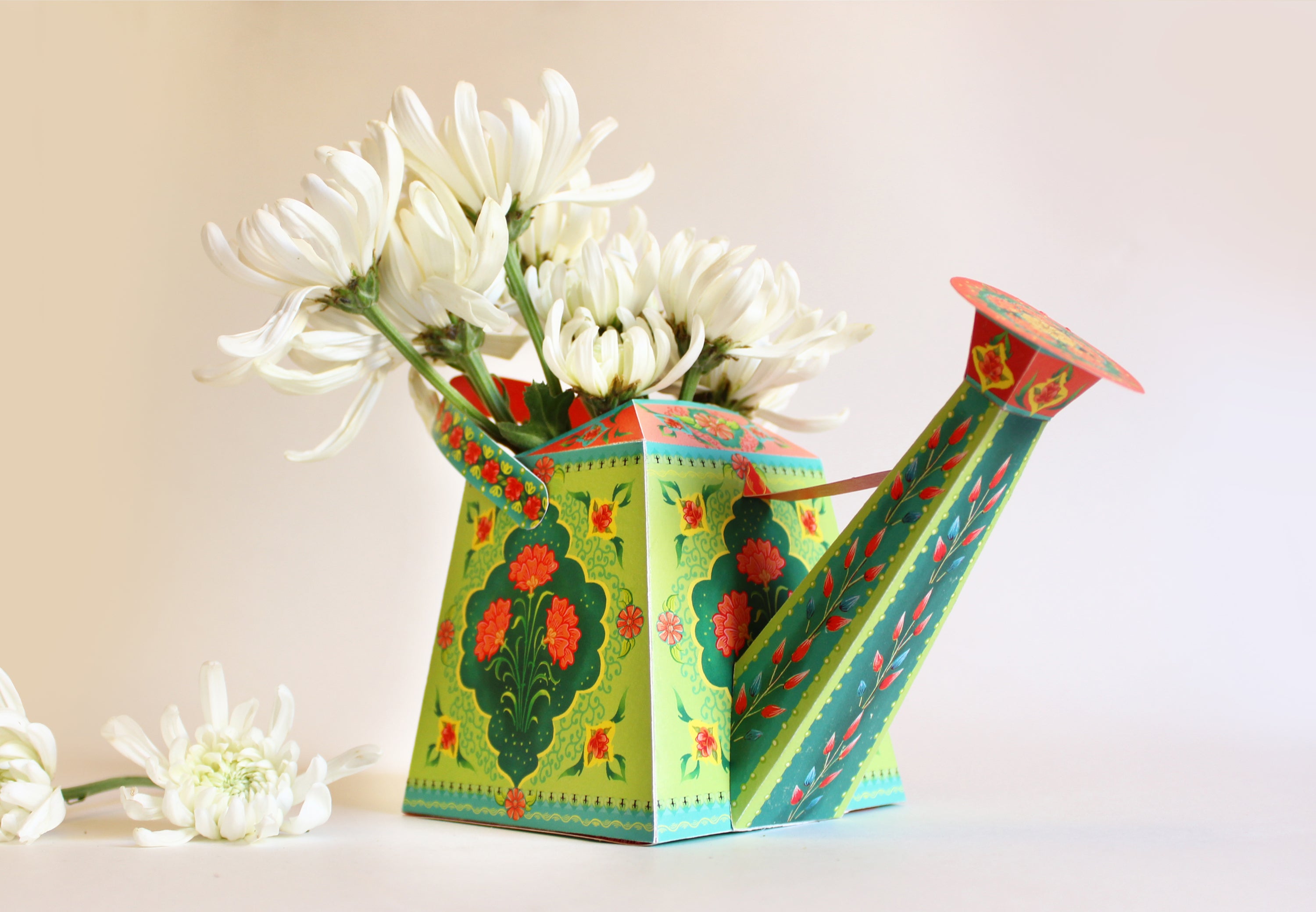 Watering Can Vase / Pen Holder DIY Paper Craft Kit