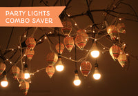 Festive Combo Saver Pack of 5 Mini Hot Air Balloon Fairy Lights