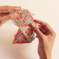 Set of 10 Geometric Ornaments - DIY Paper Craft Kit