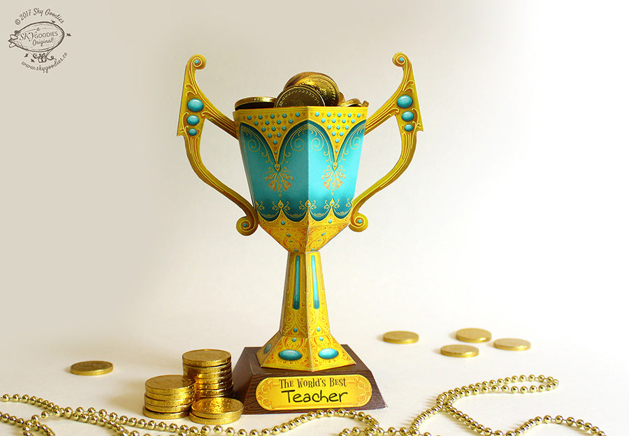 Trophy Cup DIY Paper Craft Kit Sky Goodies