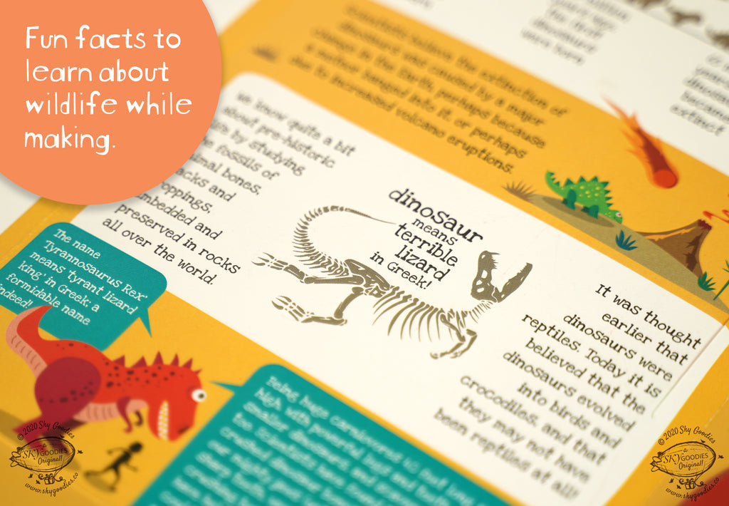 Mini Pterosaur DIY Dinosaur Paper Craft Kit