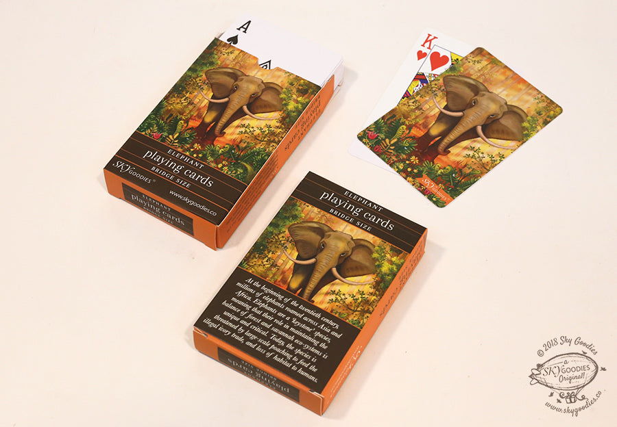 ELEPHANT Playing Cards: Bridge Size