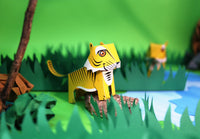 Mini Tiger DIY Animal Paper Craft Kit