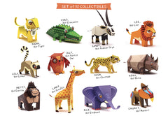 Mini Gorilla DIY Animal Paper Craft Kit