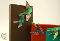 3 Packs of 24 Decorative Paper Birds - 72 Birds