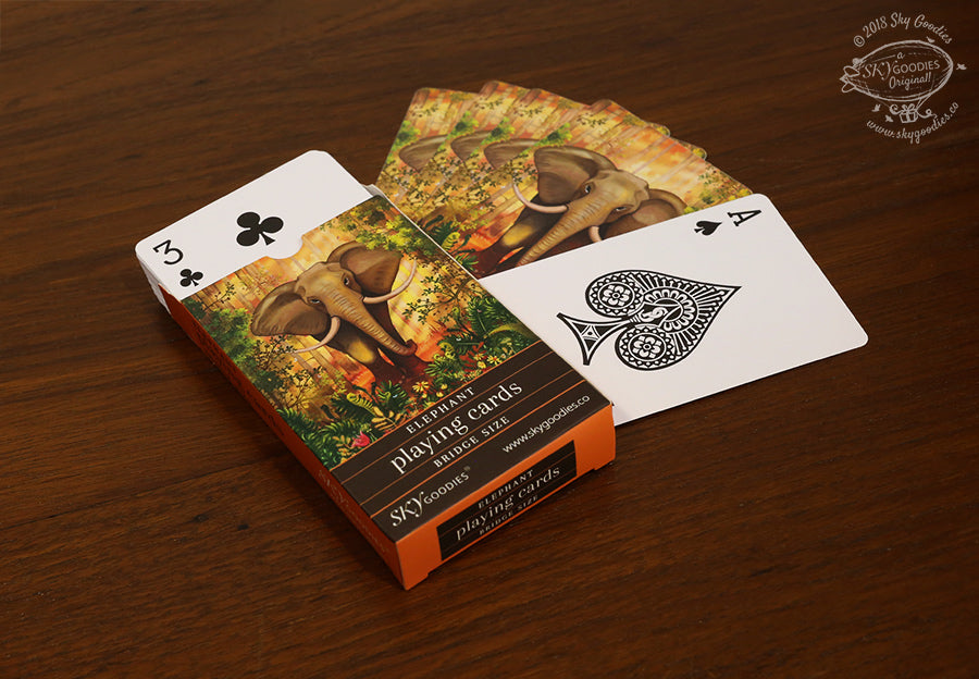 ELEPHANT Playing Cards: Bridge Size