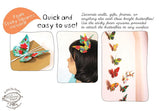 3 packs of 24 Decorative Paper Butterflies = 72 Butterflies