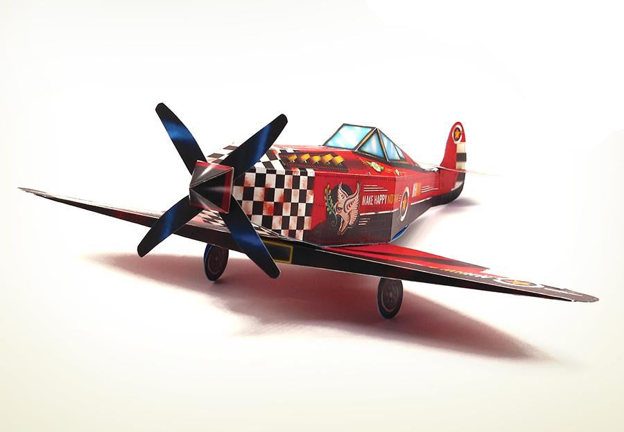 Candy Bomber Paper Aeroplane - DIY Paper Craft Kit