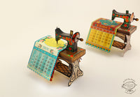 Mini Sewing Machine Desk Calendar 2023 DIY Paper Craft Kit