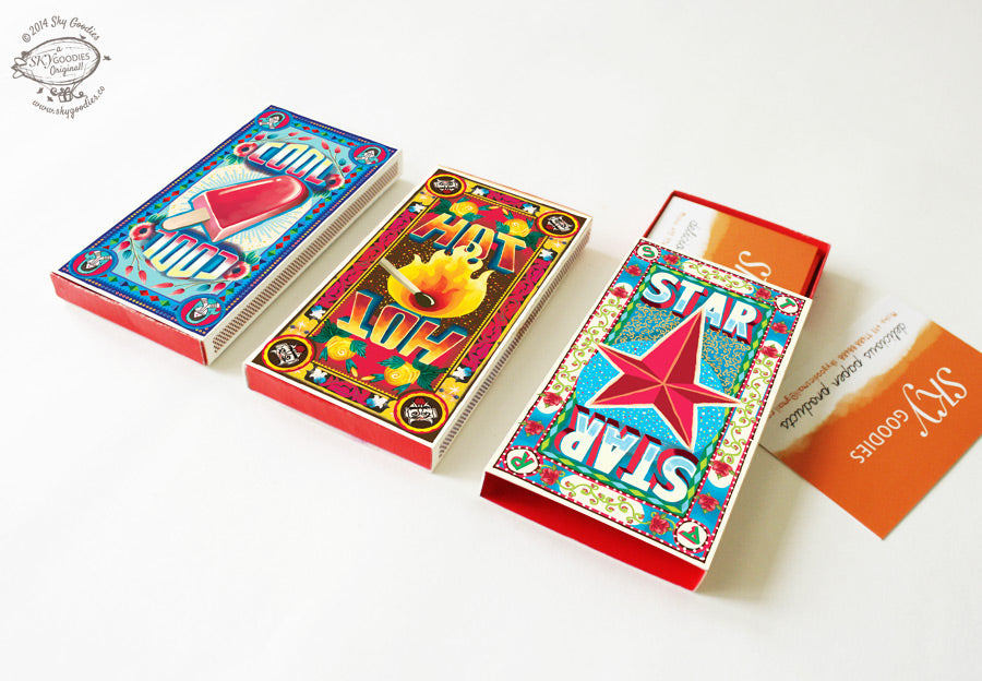HOT Matchbox Business Card Holder DIY Paper Craft Kit