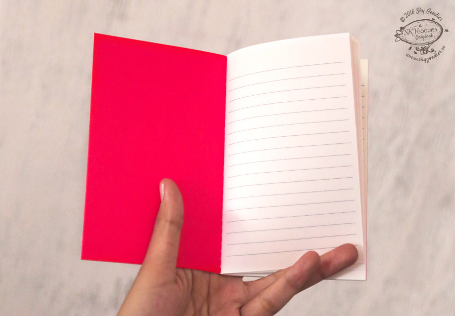 LUCKY Mini Notebook (ruled pages)
