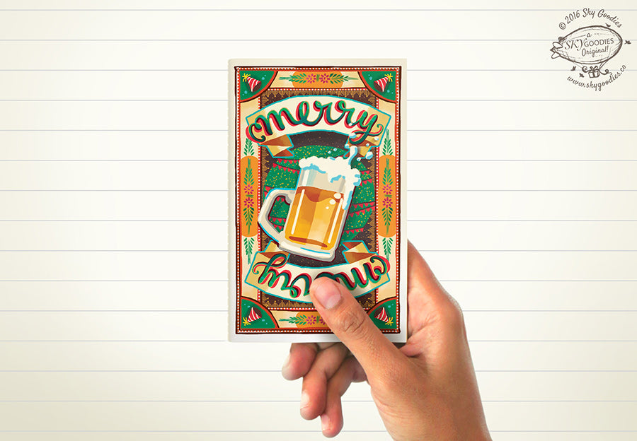 MERRY Mini Notebook (ruled pages)