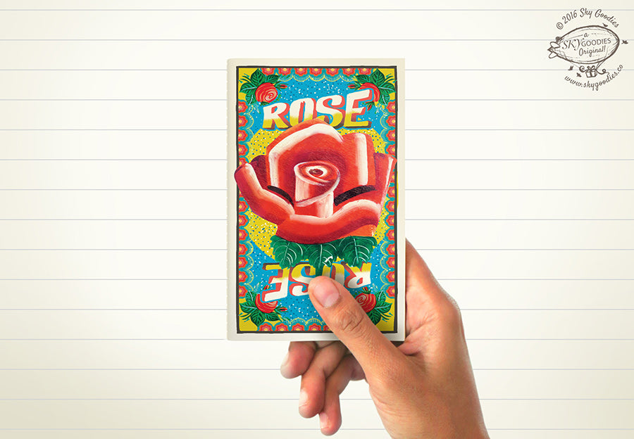 ROSE Mini Notebook (ruled pages)