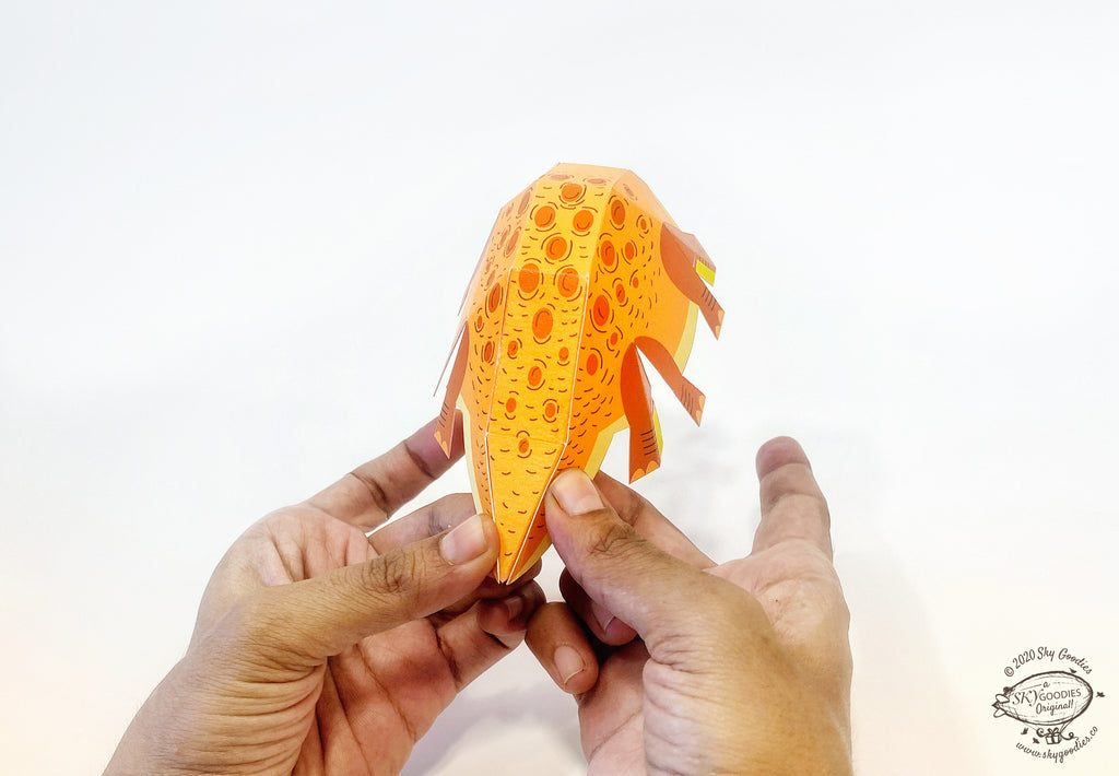 Mini Sauropod DIY Dinosaur Paper Craft Kit