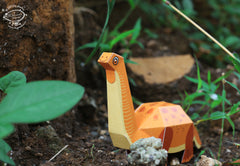 Mini Sauropod DIY Dinosaur Paper Craft Kit